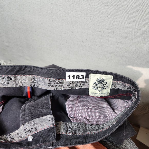 English Laundry Mens 36x34 Dark Gray Black Straight-Leg Jeans - Picture 13 of 13